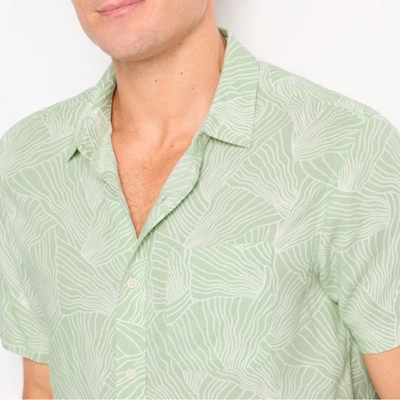 Hawker Rye Men's Green Patterned Shirt - Picture 3 of 10